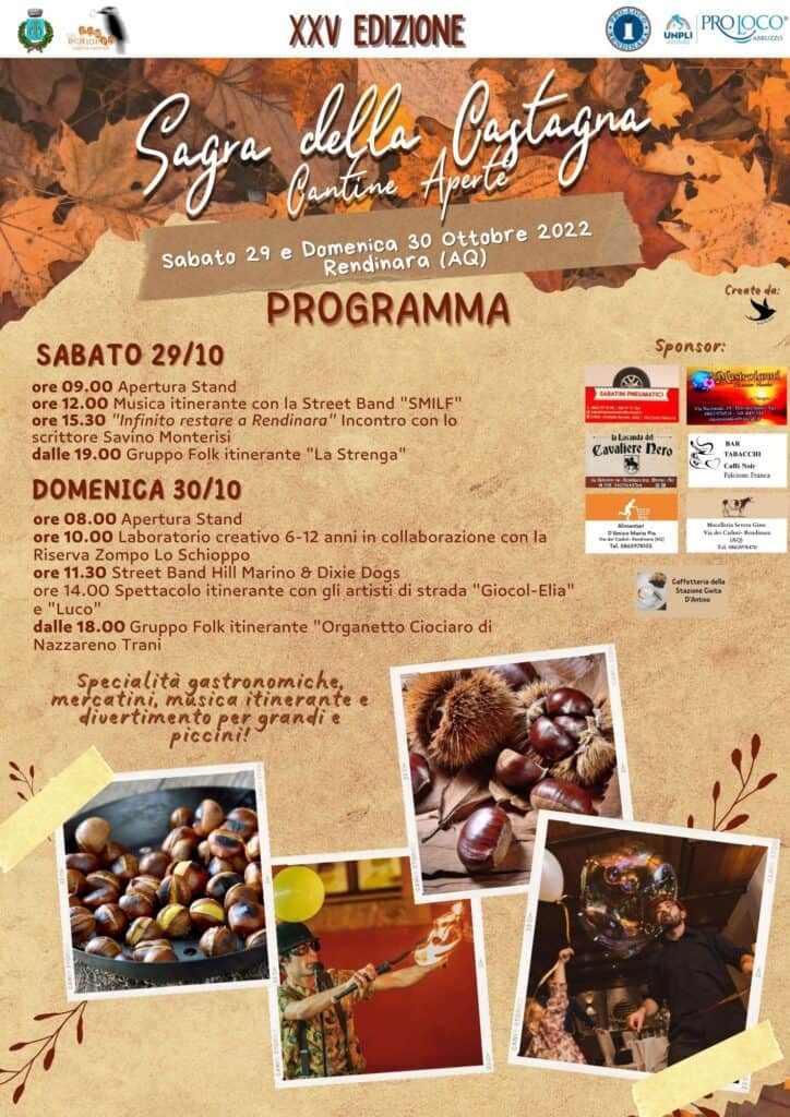 Sagra de Castagne, Rendinara