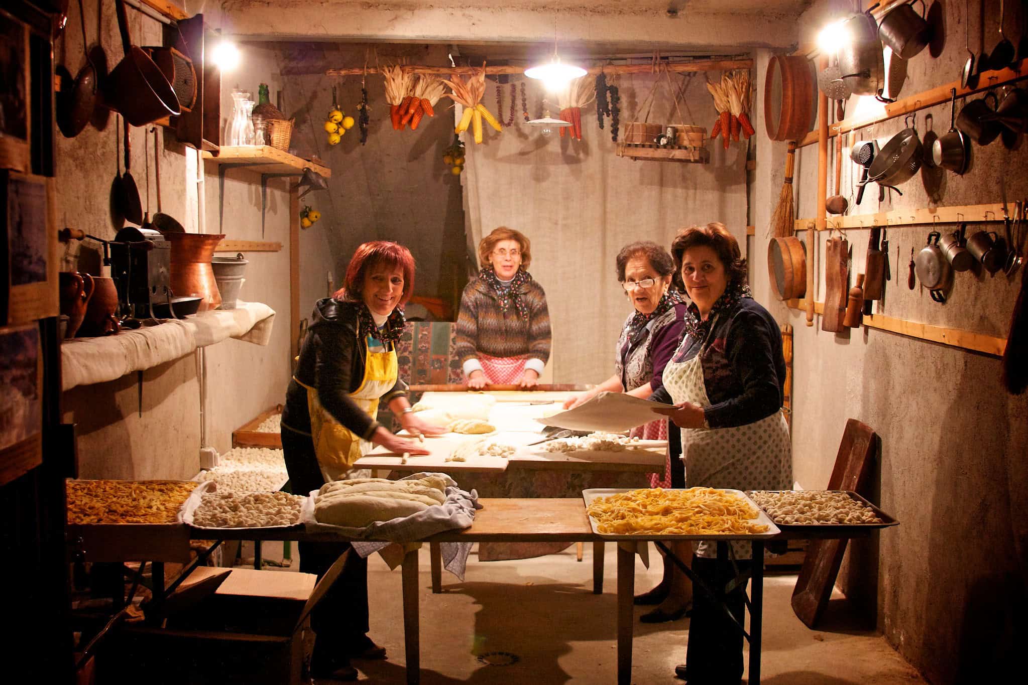 © Pete Austin, Cantine nella Roccia