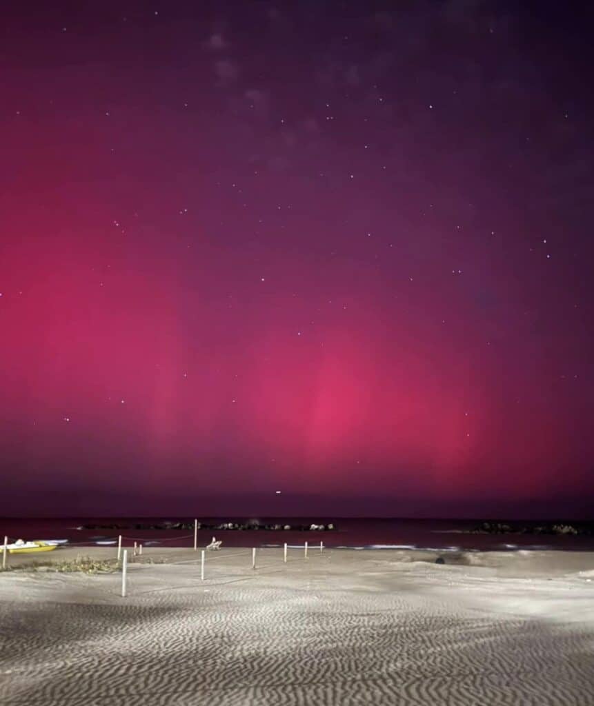 Simone Mattioli - L’aurora boreale .. a Francavilla al Mare