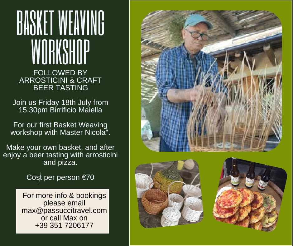 Basketweaving workshop in Abruzzo